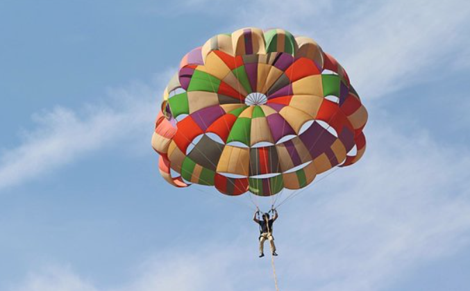 Parasailing at Jakkur Aerodrome